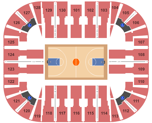 EagleBank Arena EagleBank Arena Seating Chart