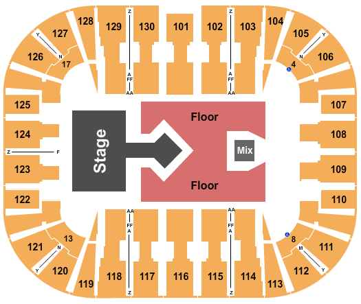 EagleBank Arena EagleBank Arena Seating Chart